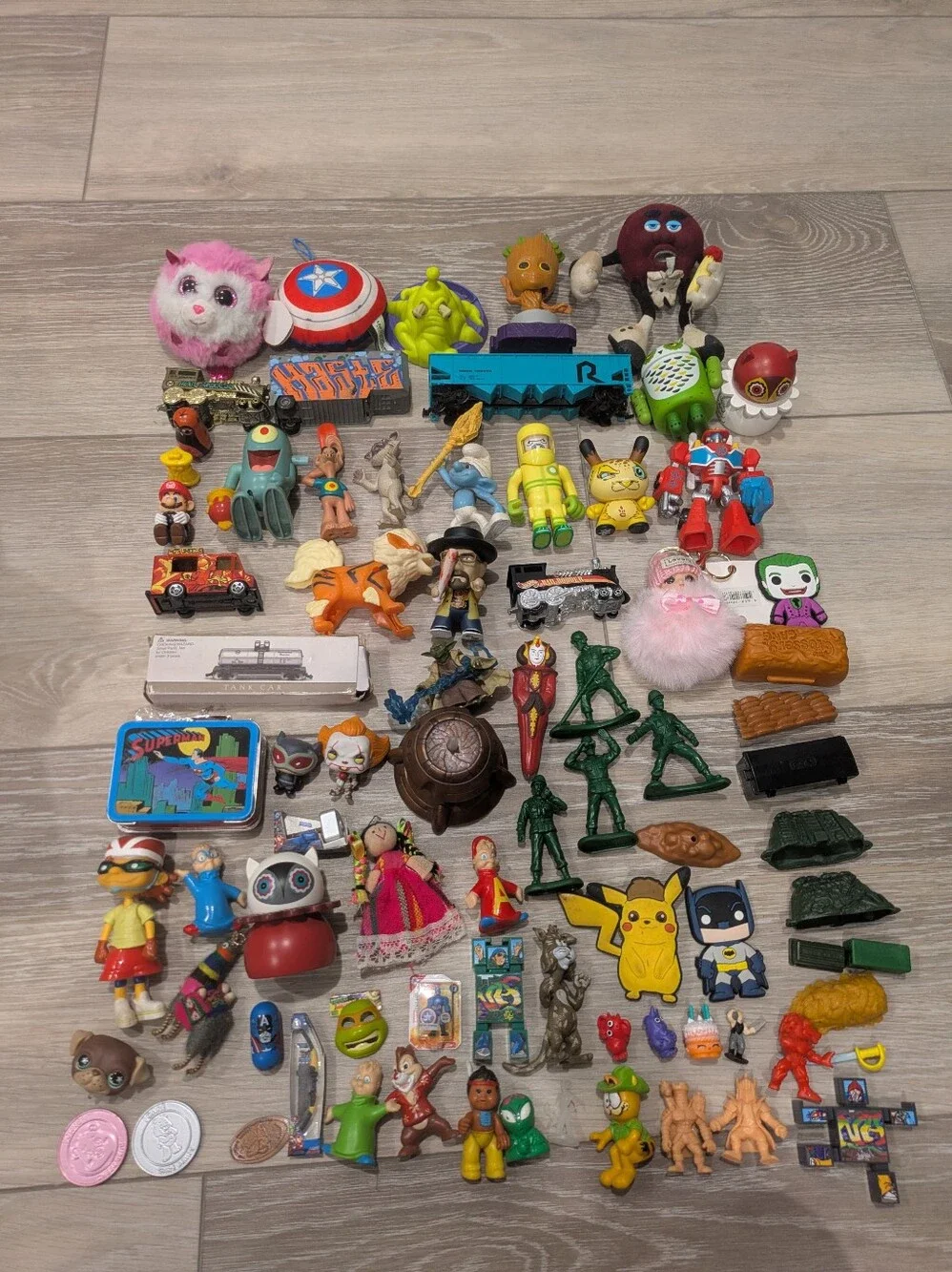 HUGE Action Figure Toy Vinyl Happy Meal Figure Pokemon Marvel Star Wars 90s Lot